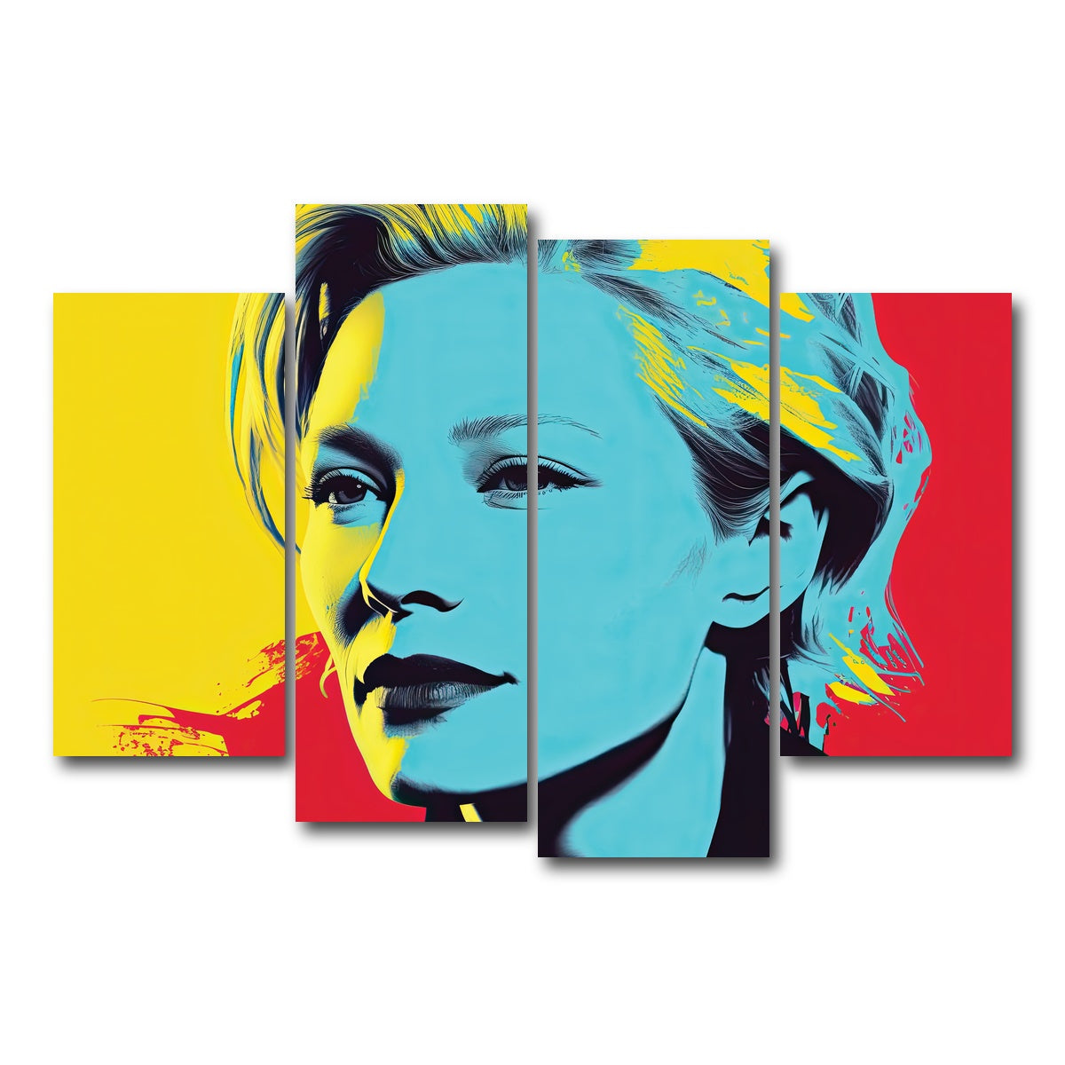 AUTO-MOCKUP WHITE | Call Me Cate | 4 Piece | Gallery Wrap Canvas | group=4_short