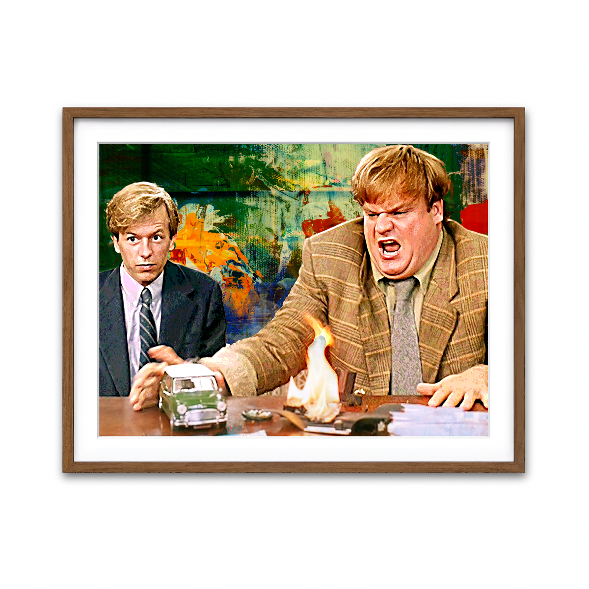 Framed Print 4x3 Walnut