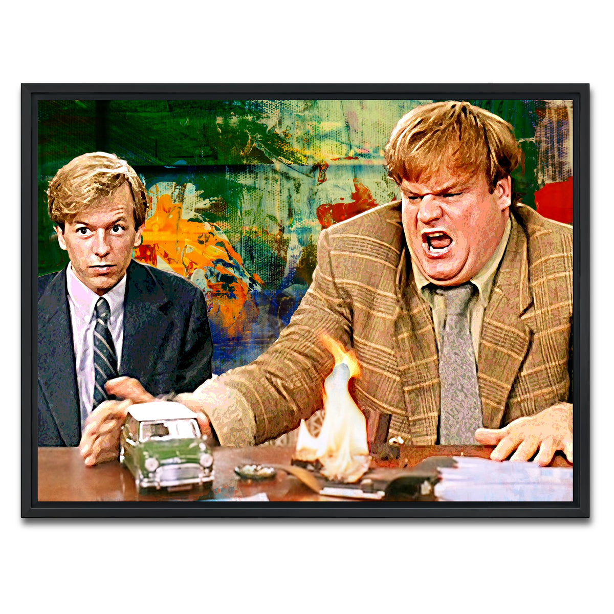 AUTO-MOCKUP WHITE | Callahan Sales Pitch Go Green | 1 Piece | Black Framed Canvas | group=4x3