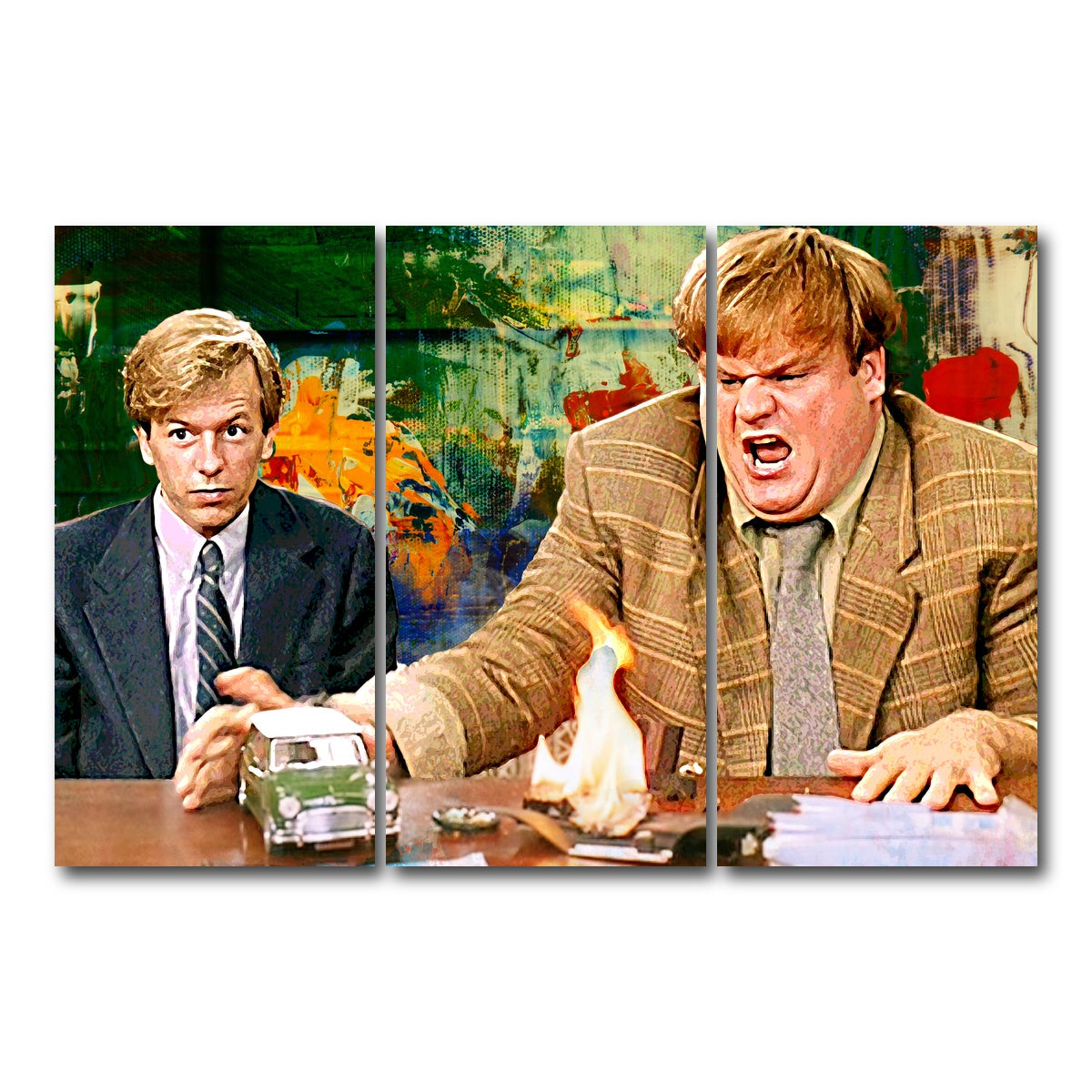 AUTO-MOCKUP WHITE | Callahan Sales Pitch Go Green | 3 Piece | Gallery Wrap Canvas | group=12x24