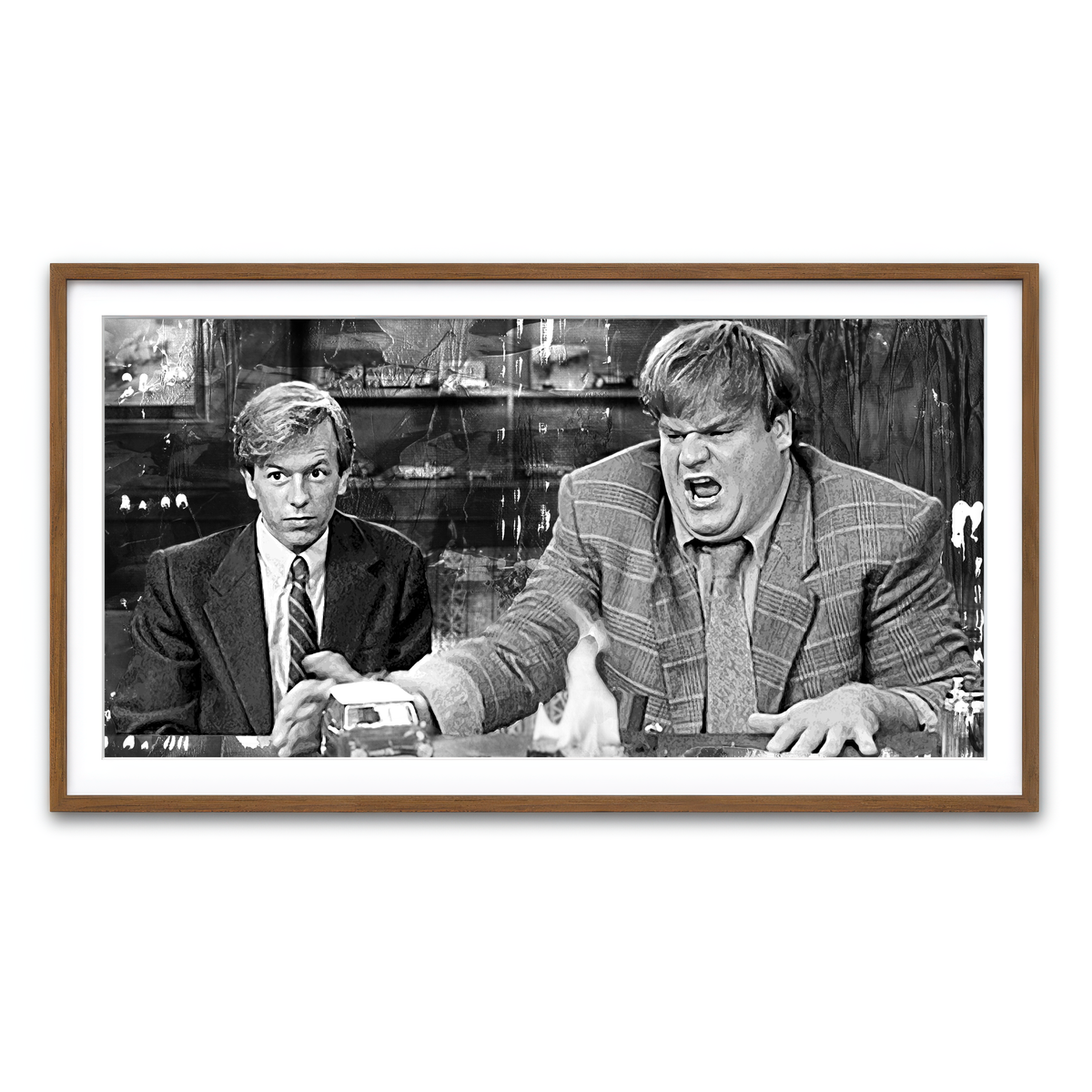 Framed Print 2x1 Walnut