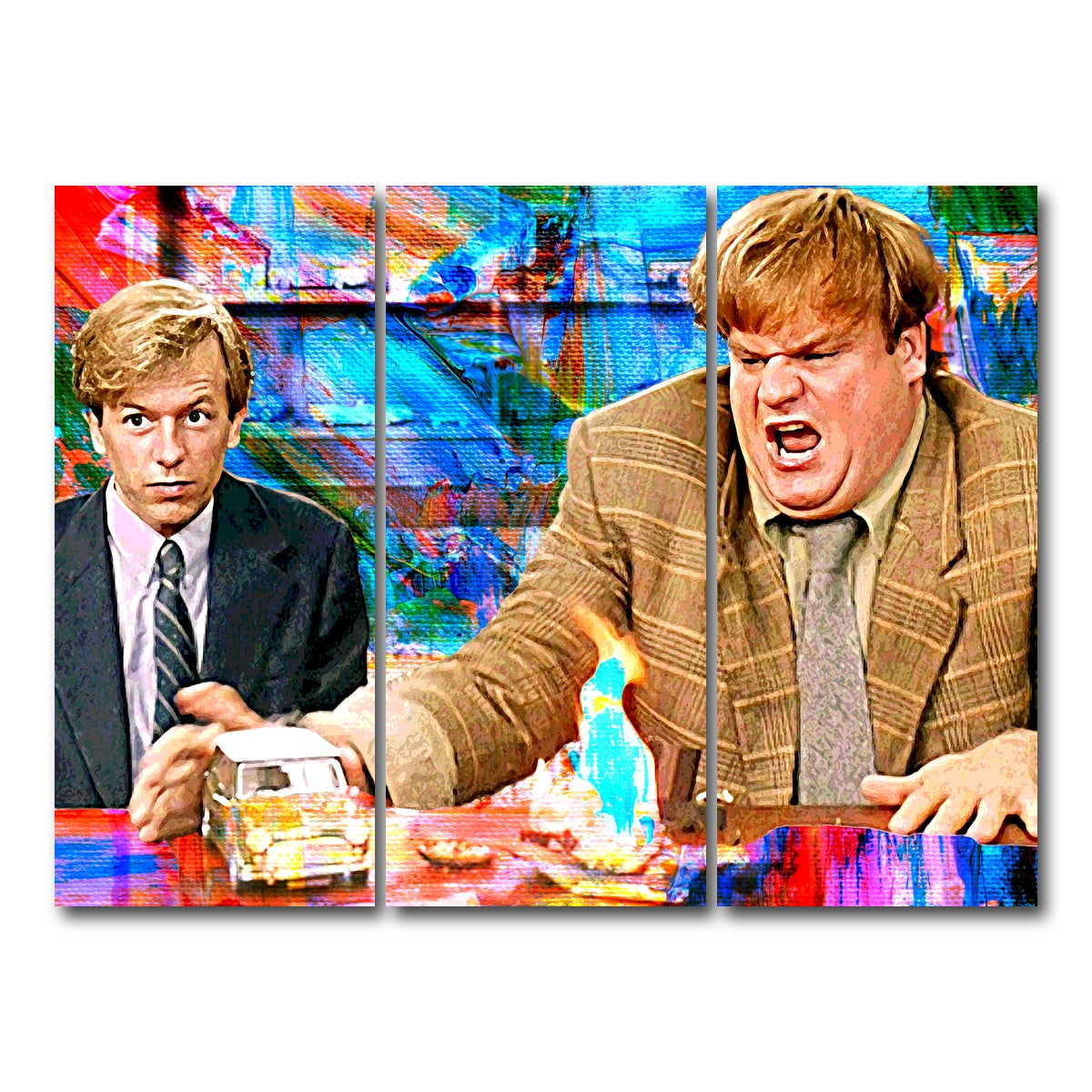 AUTO-MOCKUP WHITE | Callahan Sales Pitch Pastel | 3 Piece | Gallery Wrap Canvas | group=8x18