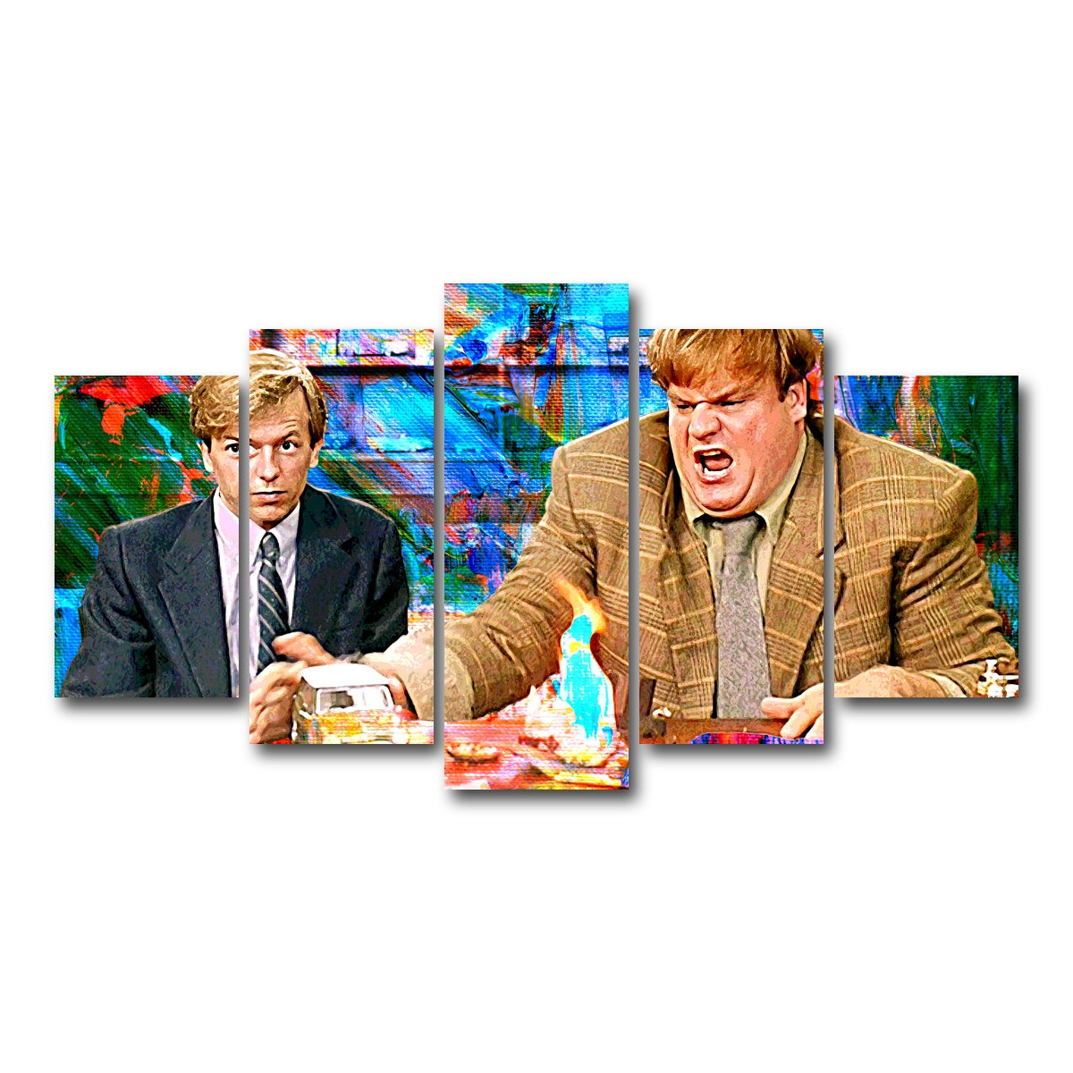 AUTO-MOCKUP WHITE | Callahan Sales Pitch Pastel | 5 Piece | Gallery Wrap Canvas | group=5_normal