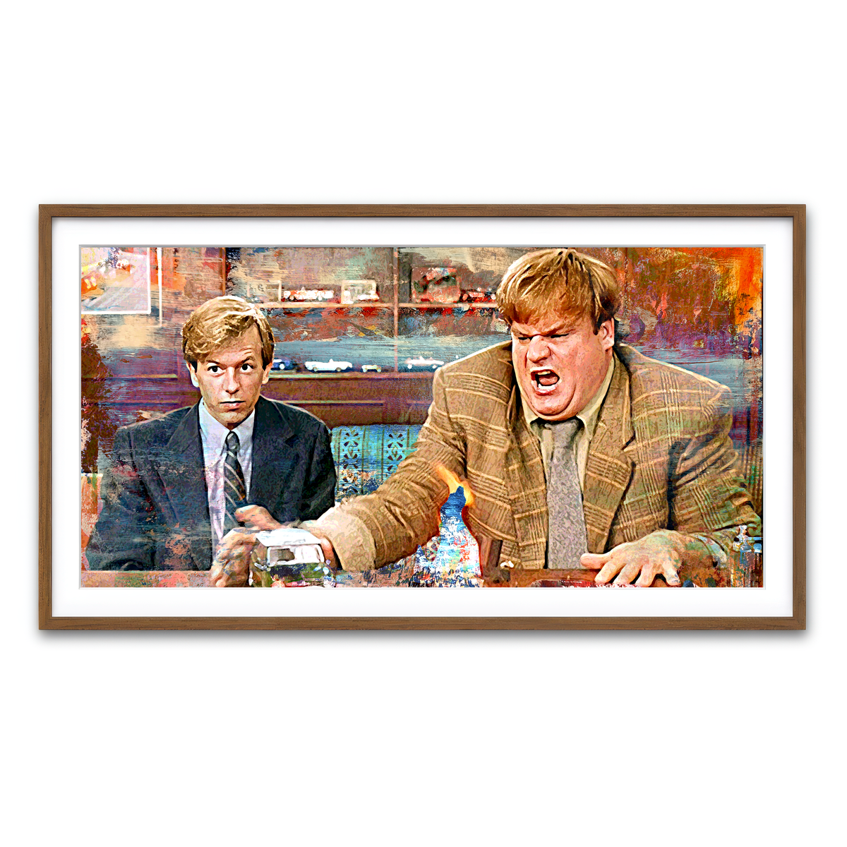 Framed Print 2x1 Walnut