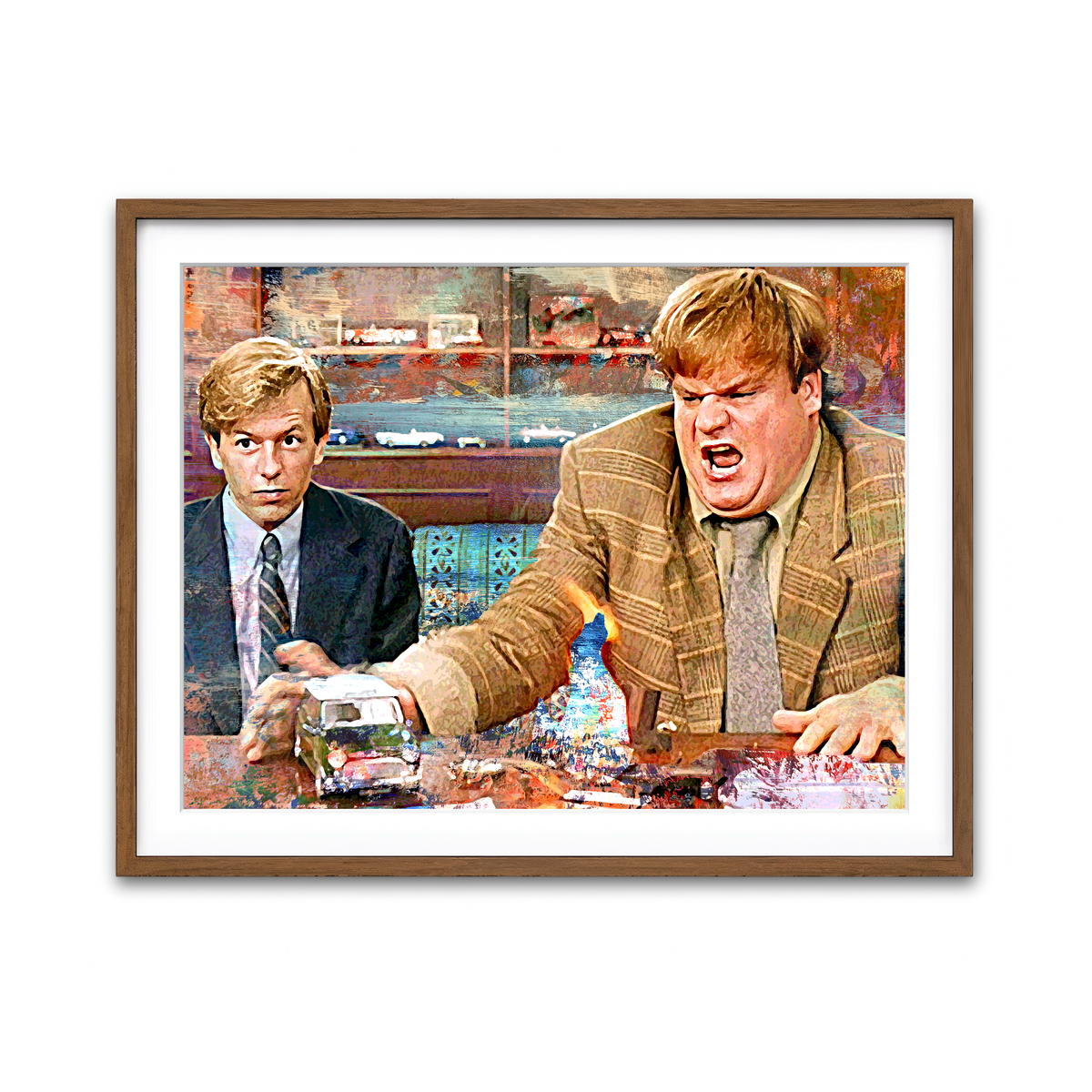 Framed Print 4x3 Walnut