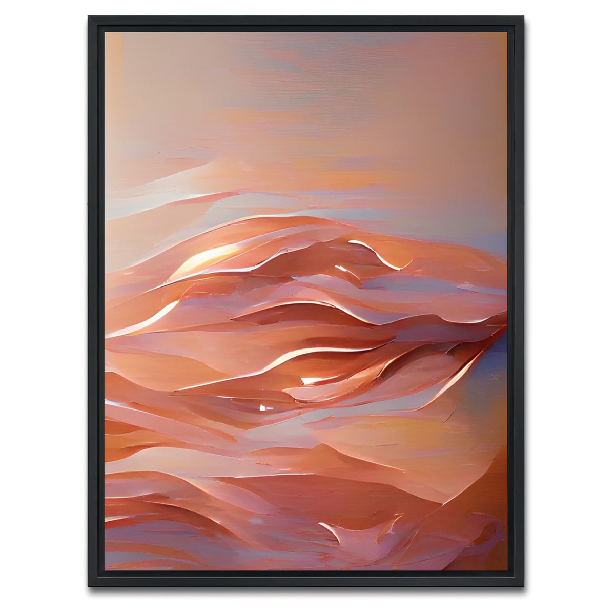 AUTO-MOCKUP WHITE | Calm Dunes | 1 Piece | Black Framed Canvas | group=3x4