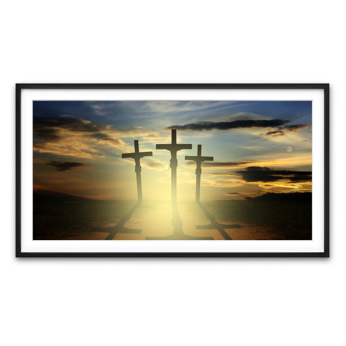 Framed Print 2x1 Black