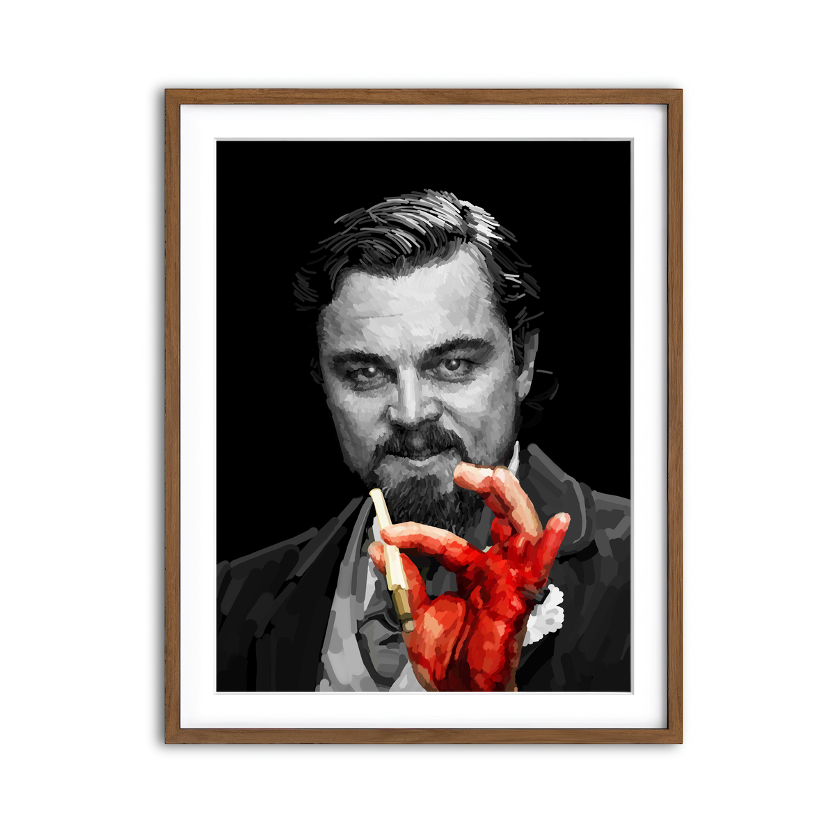 Framed Print 3x4 Walnut