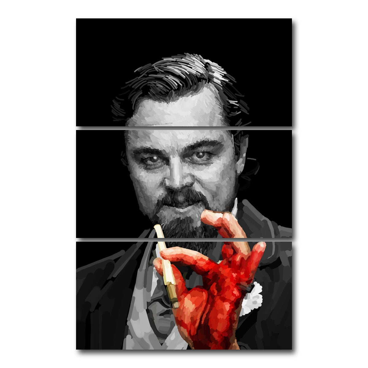 AUTO-MOCKUP WHITE | Calvin Candie | 3 Piece | Gallery Wrap Canvas | group=12x24_stacked