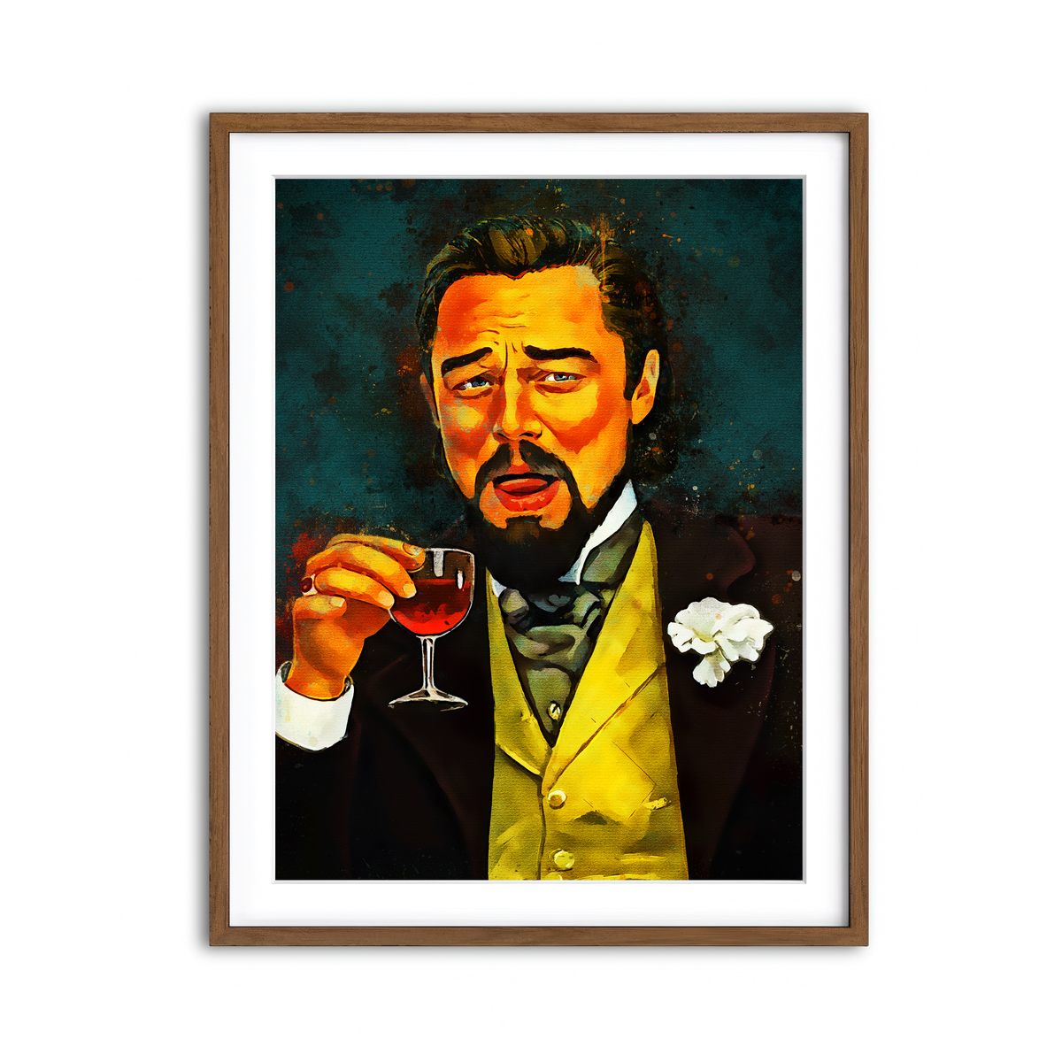 Framed Print 3x4 Walnut