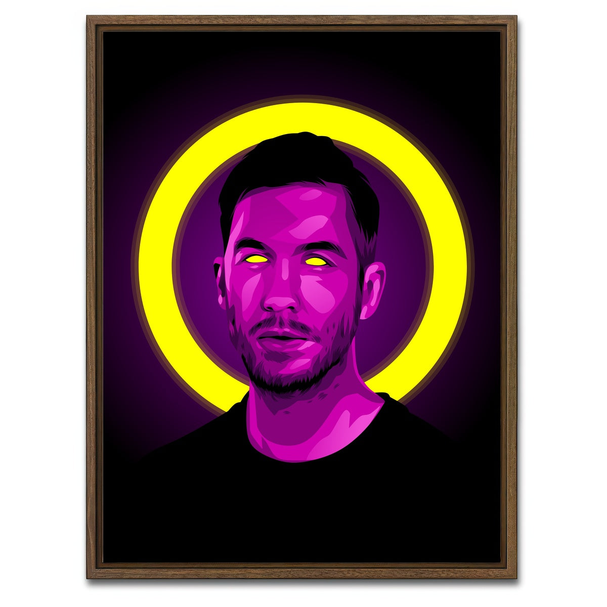 AUTO-MOCKUP WHITE | Calvin Harris | 1 Piece | Walnut Framed Canvas | group=3x4