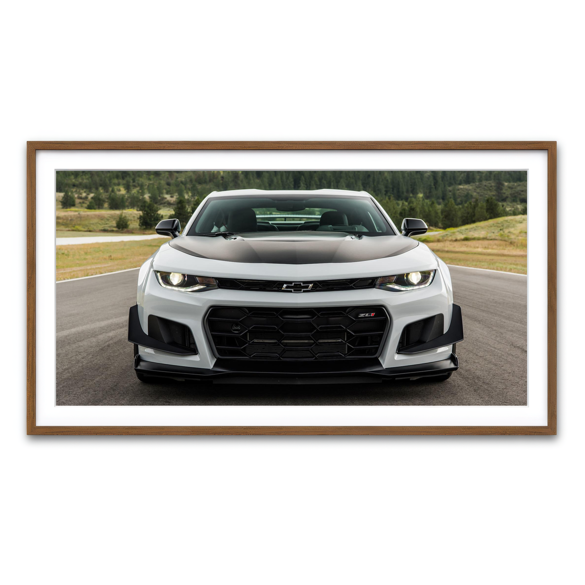 Framed Print 2x1 Walnut