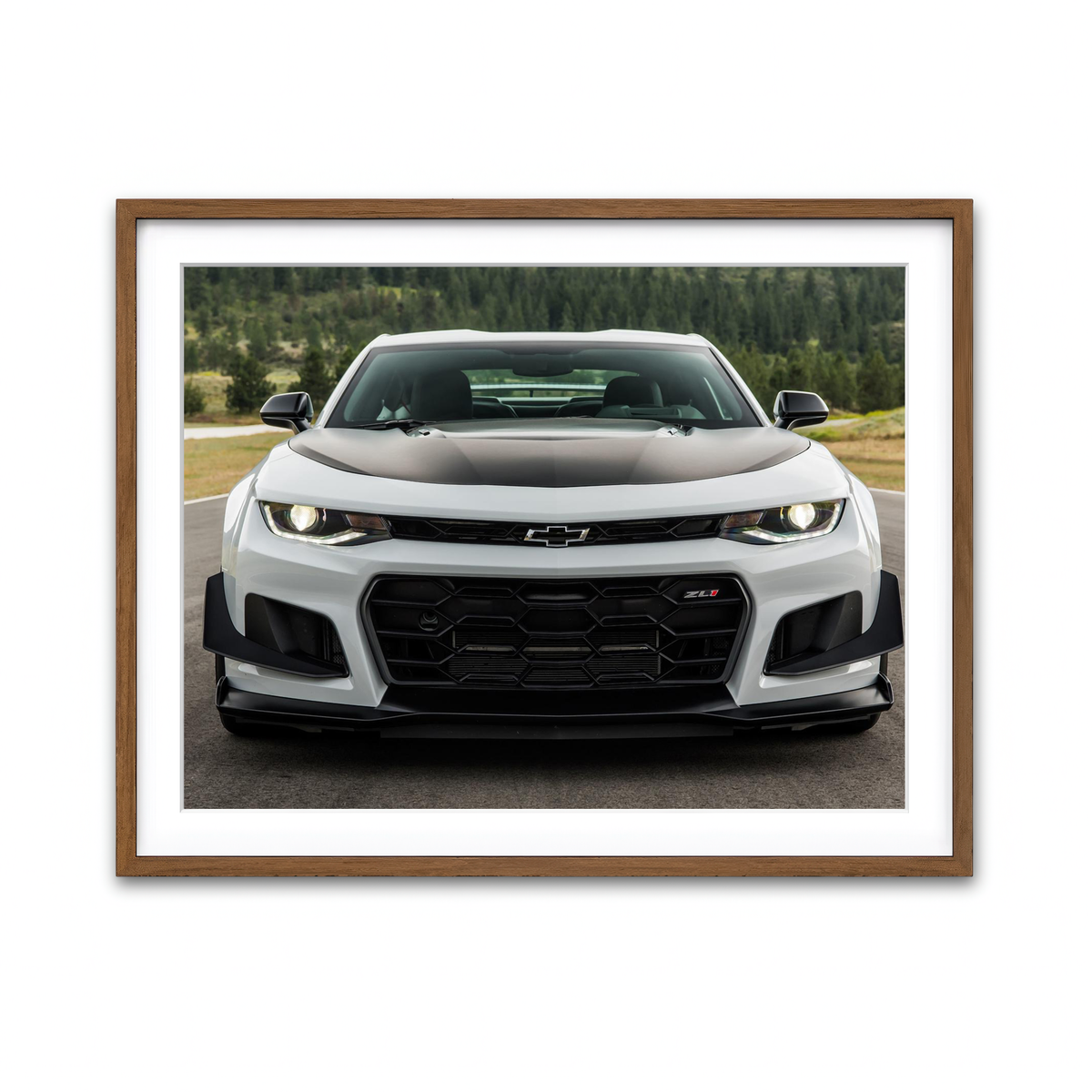 Framed Print 4x3 Walnut