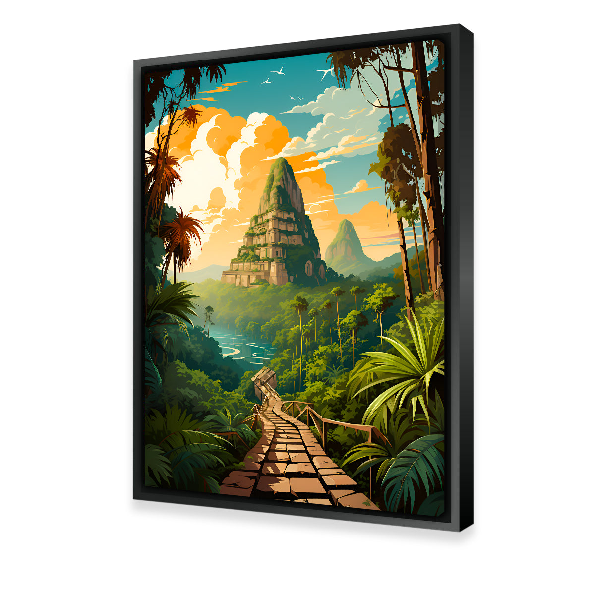 Cambodia - Bayon Temple Wall Art
