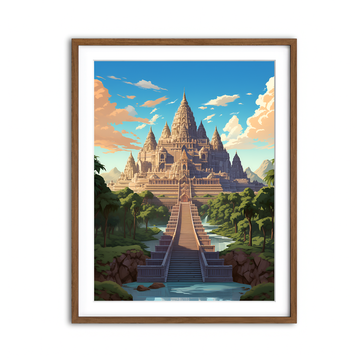 Framed Print 3x4 Walnut