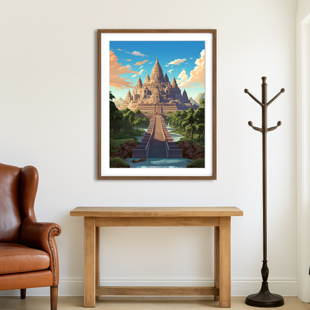 AUTO-MOCKUP ROOM | Cambodia - Angkor Wat Wall Art