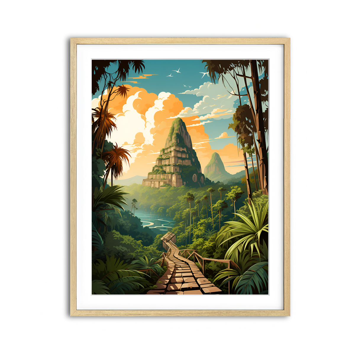 Framed Print 3x4 Natural