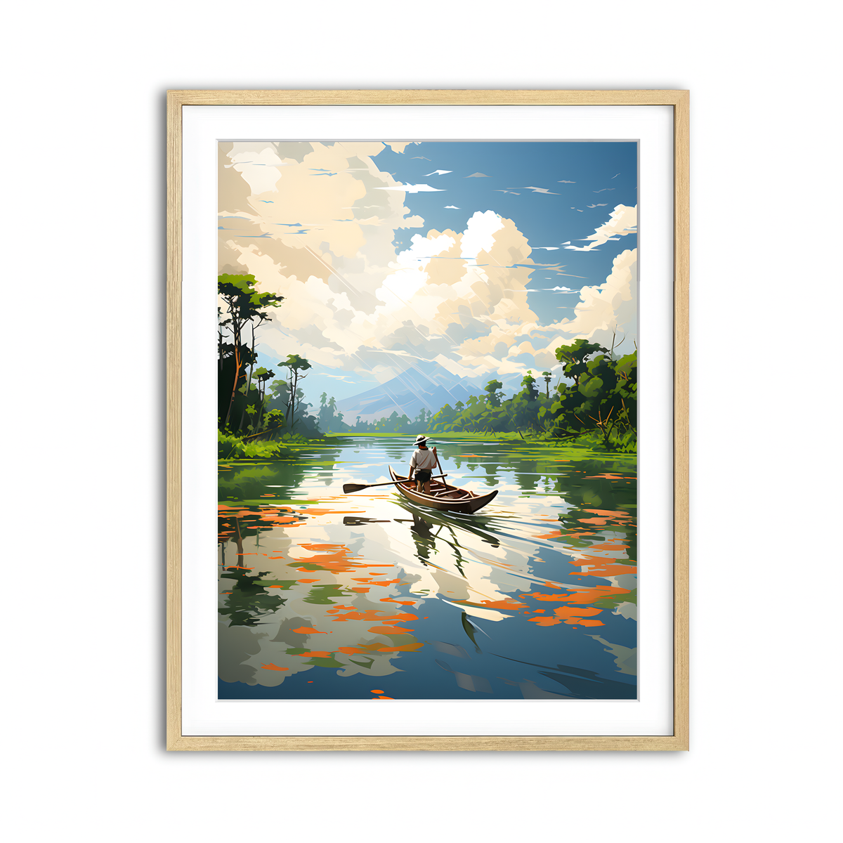 Framed Print 3x4 Natural