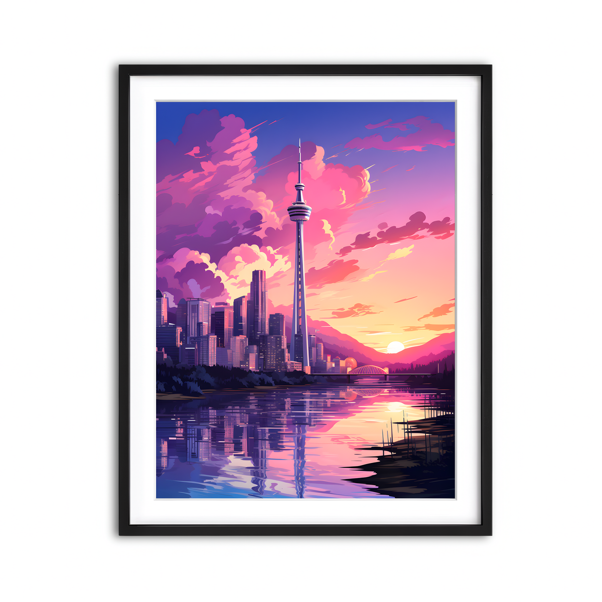 Framed Print 3x4 Black