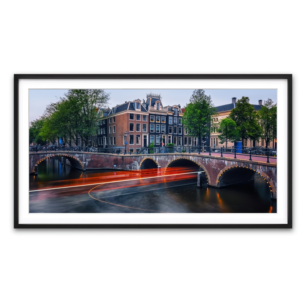 Framed Print 2x1 Black