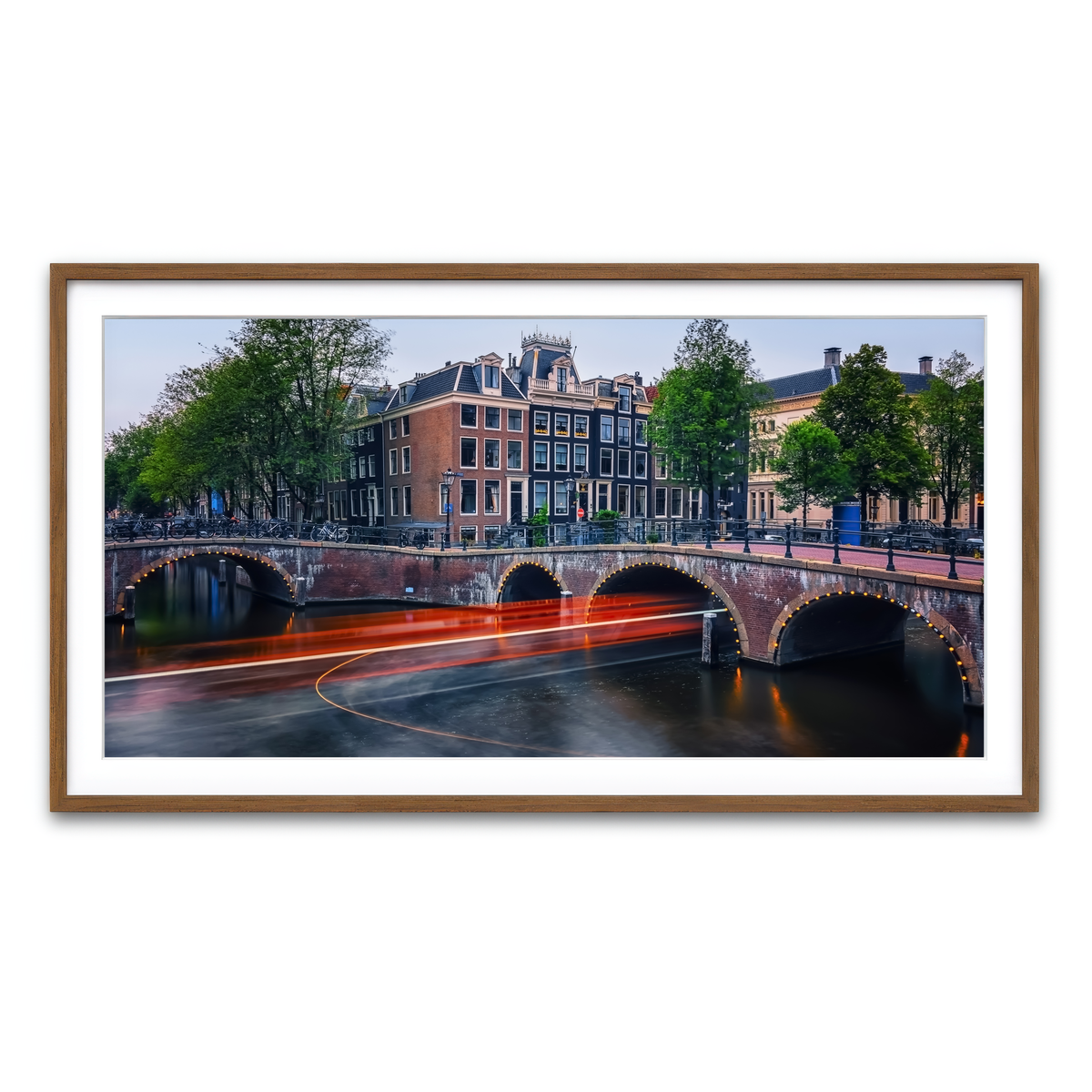 Framed Print 2x1 Walnut