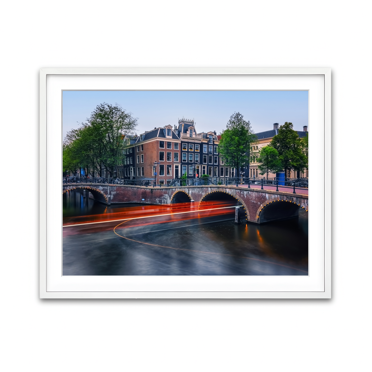 Framed Print 4x3 White