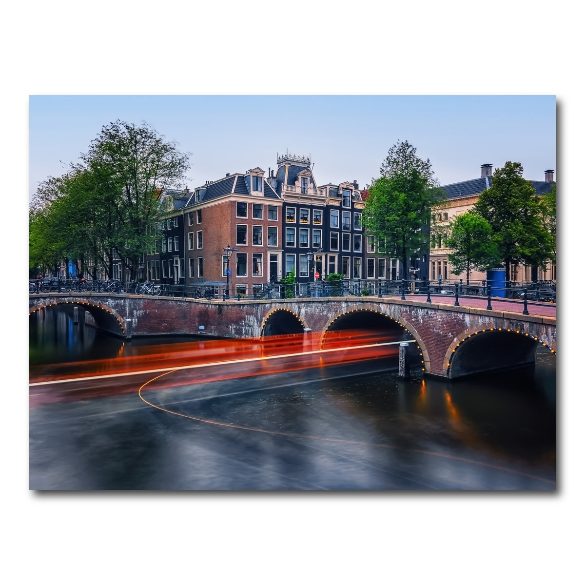 AUTO-MOCKUP WHITE | Canal In Amsterdam | 1 Piece | Gallery Wrap Canvas | group=4x3