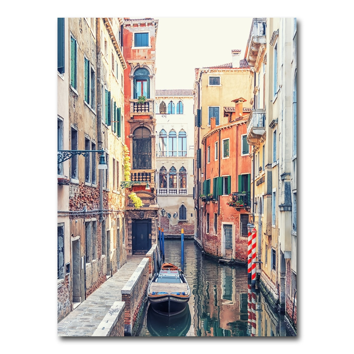 AUTO-MOCKUP WHITE | Canal In Venice | 1 Piece | Gallery Wrap Canvas | group=3x4