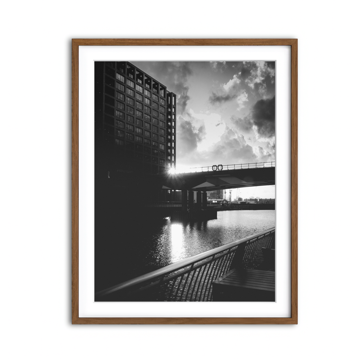 Framed Print 3x4 Walnut
