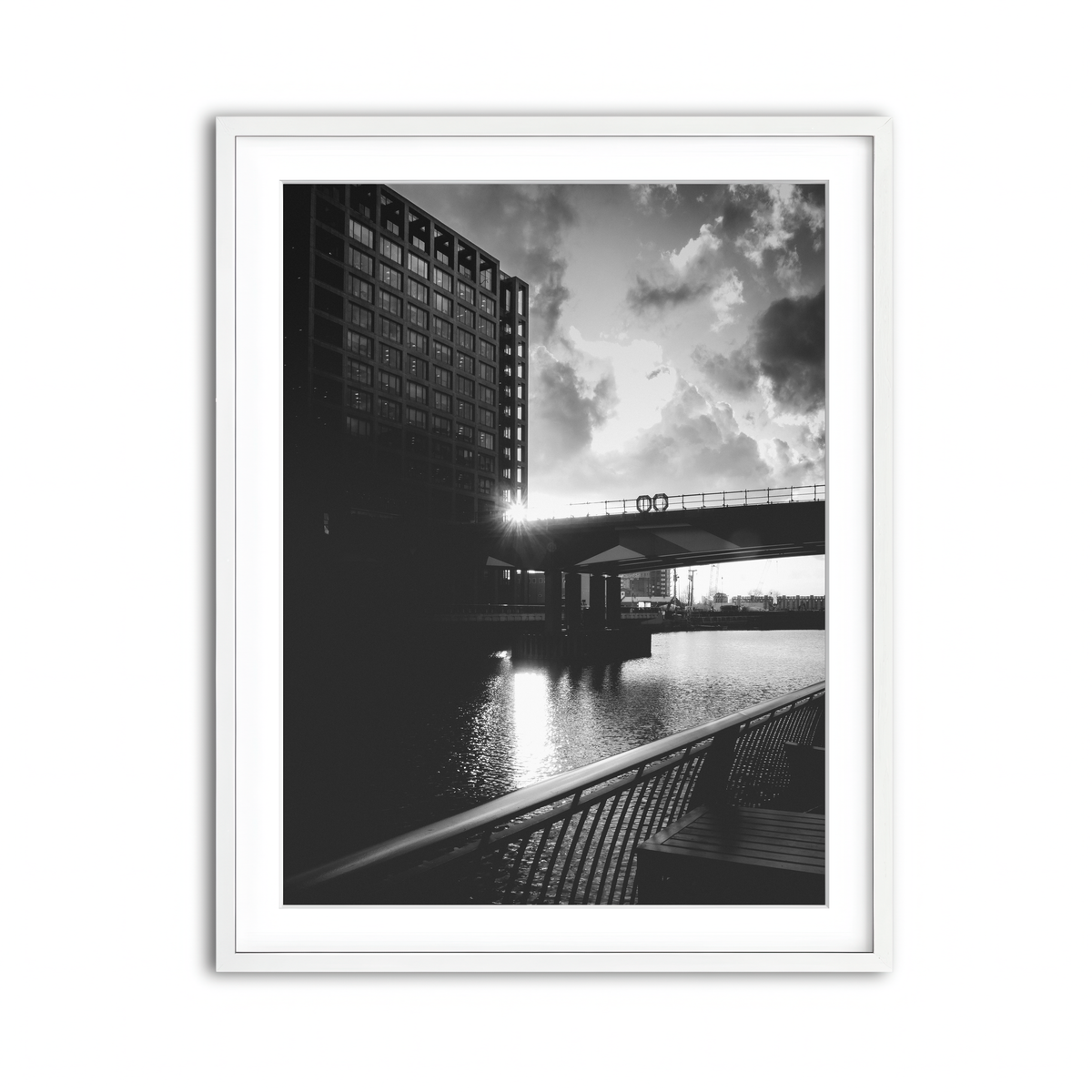 Framed Print 3x4 White