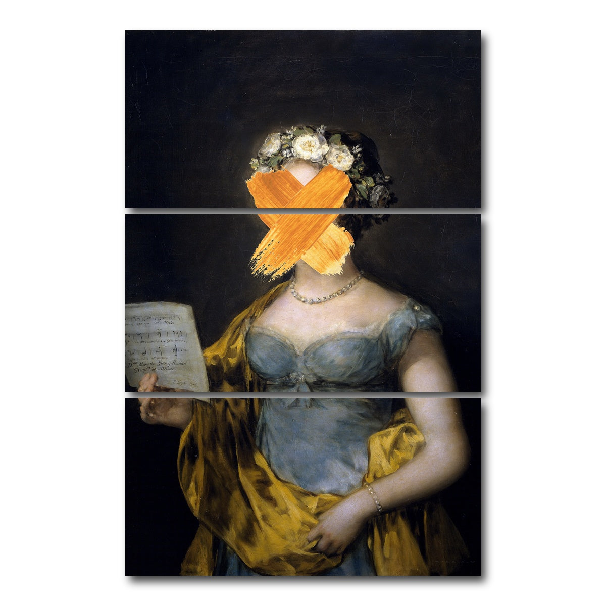 AUTO-MOCKUP WHITE | Cancel Society | 3 Piece | Gallery Wrap Canvas | group=12x24_stacked