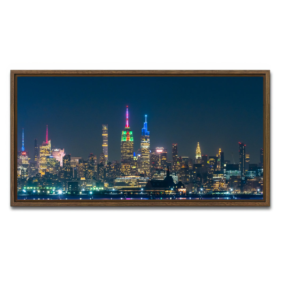 AUTO-MOCKUP WHITE | Candy City | 1 Piece | Walnut Framed Canvas | group=2x1