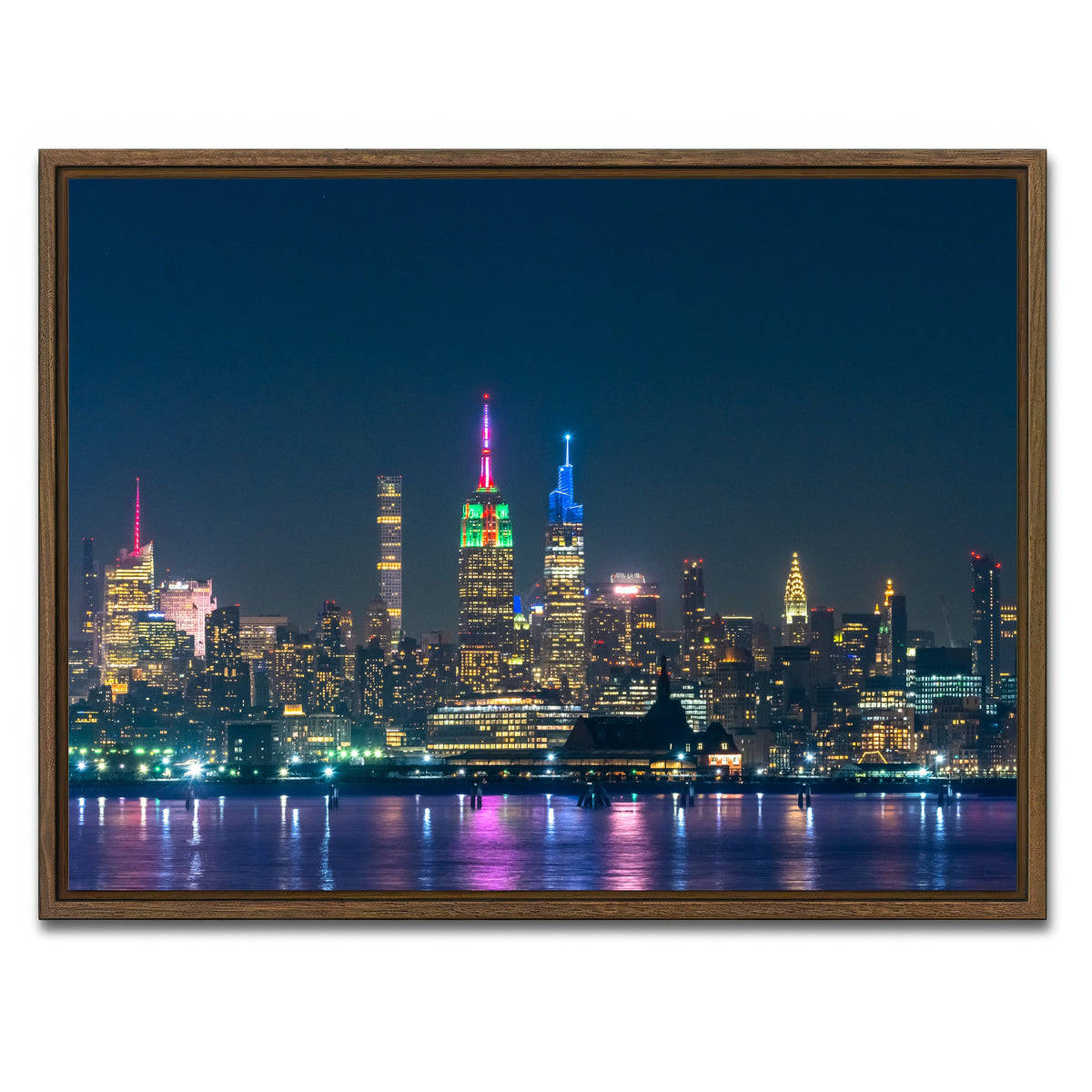 AUTO-MOCKUP WHITE | Candy City | 1 Piece | Walnut Framed Canvas | group=4x3