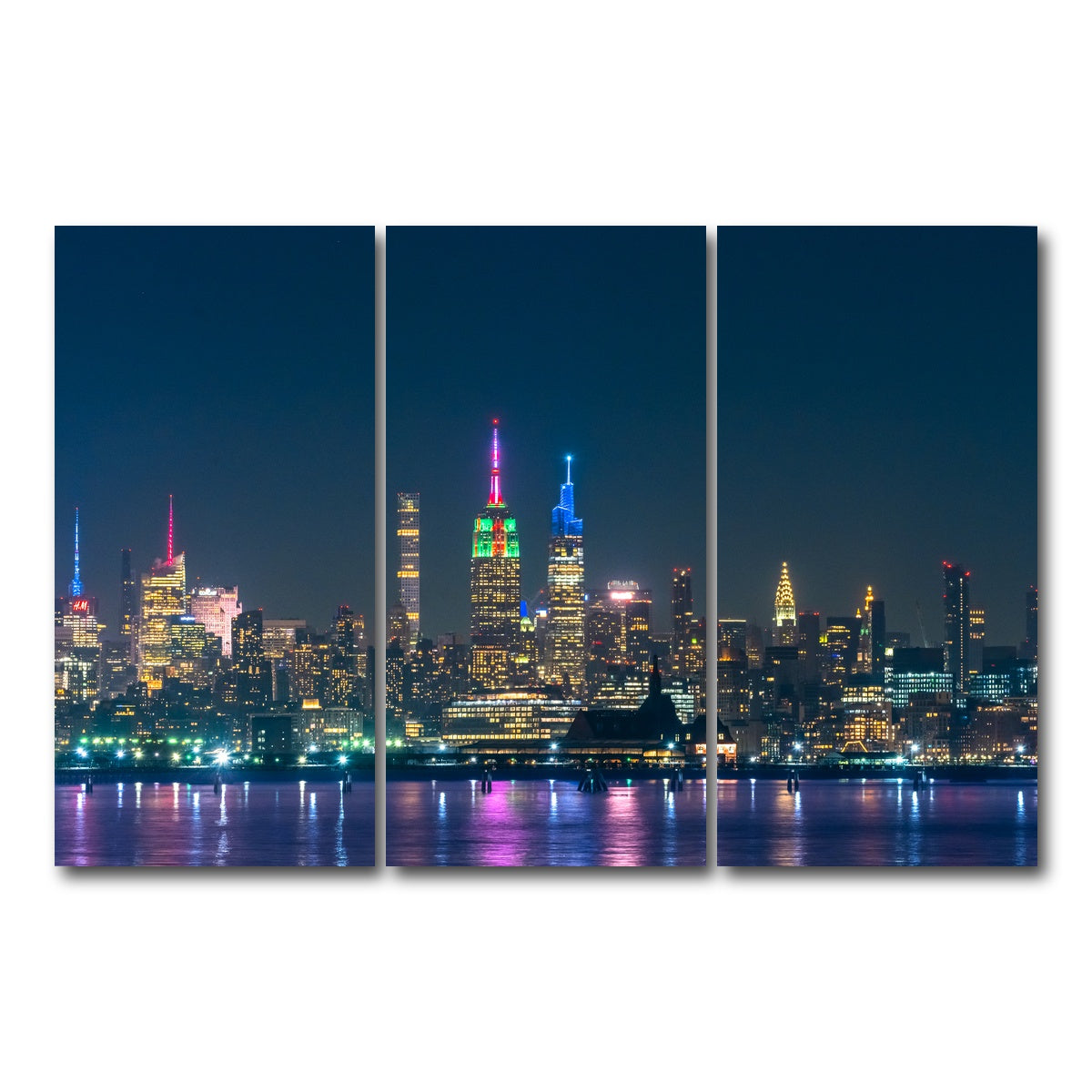 AUTO-MOCKUP WHITE | Candy City | 3 Piece | Gallery Wrap Canvas | group=12x24