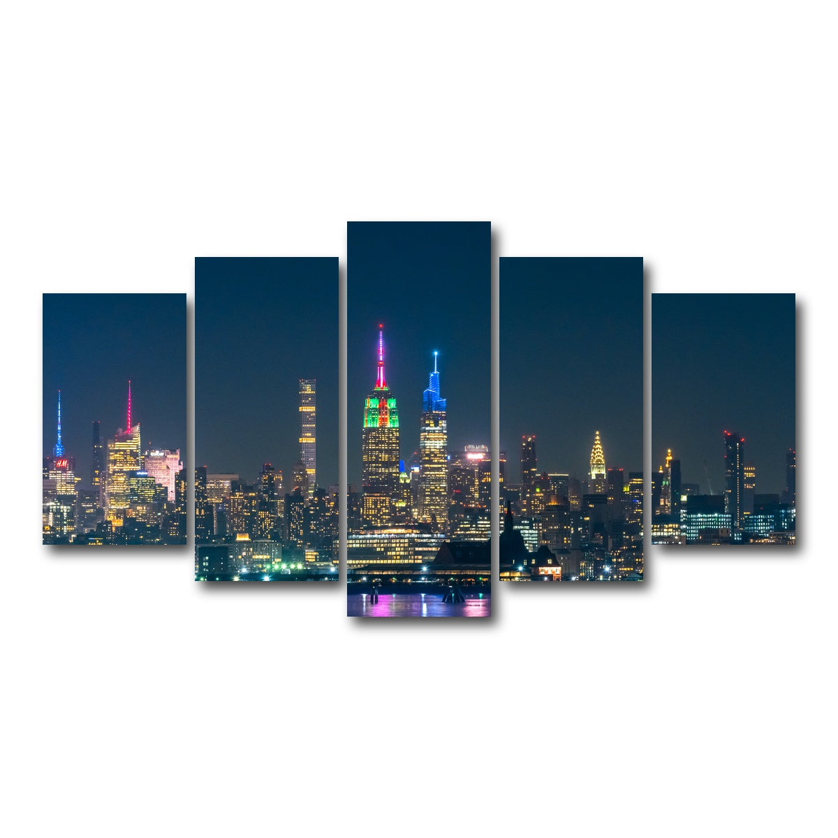 AUTO-MOCKUP WHITE | Candy City | 5 Piece | Gallery Wrap Canvas | group=5_normal