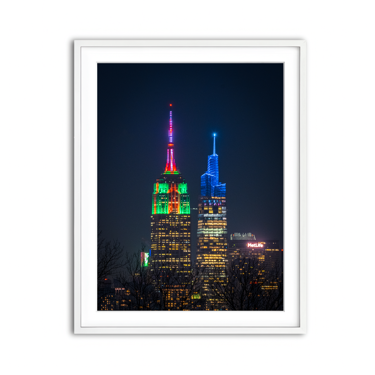 Framed Print 3x4 White