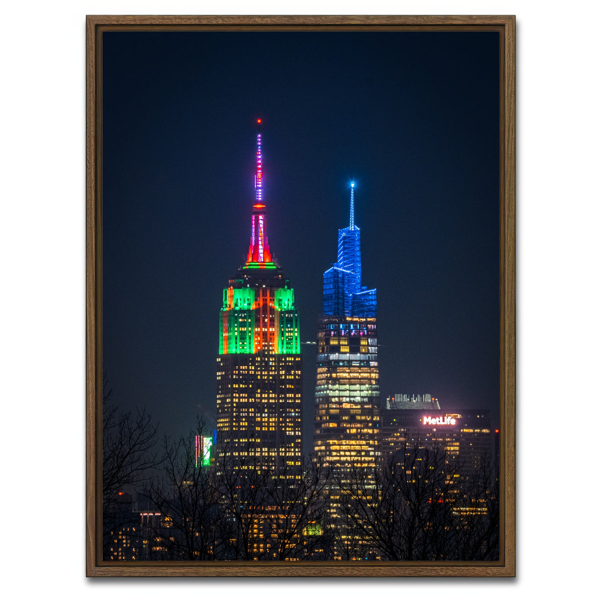 AUTO-MOCKUP WHITE | Candy in the Sky | 1 Piece | Walnut Framed Canvas | group=3x4