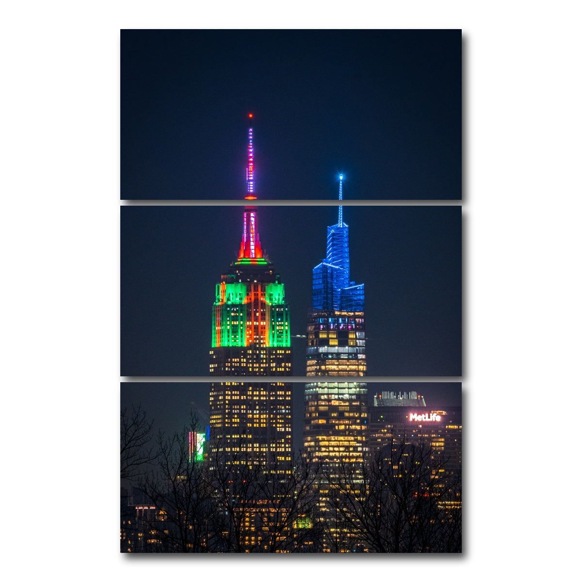 AUTO-MOCKUP WHITE | Candy in the Sky | 3 Piece | Gallery Wrap Canvas | group=12x24_stacked