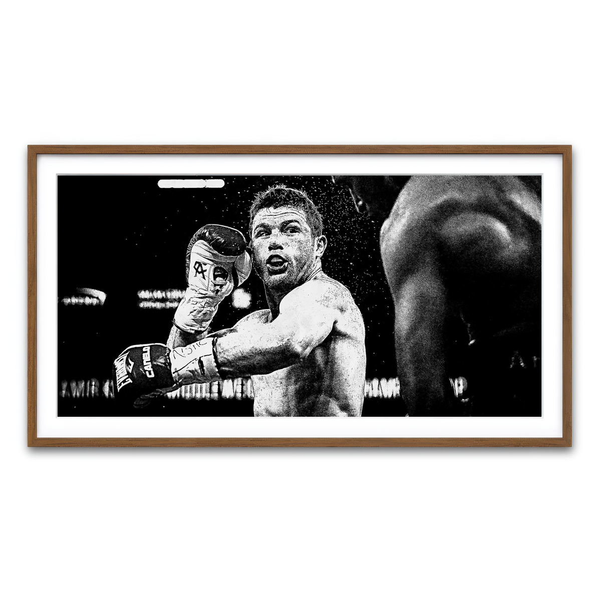 Framed Print 2x1 Walnut