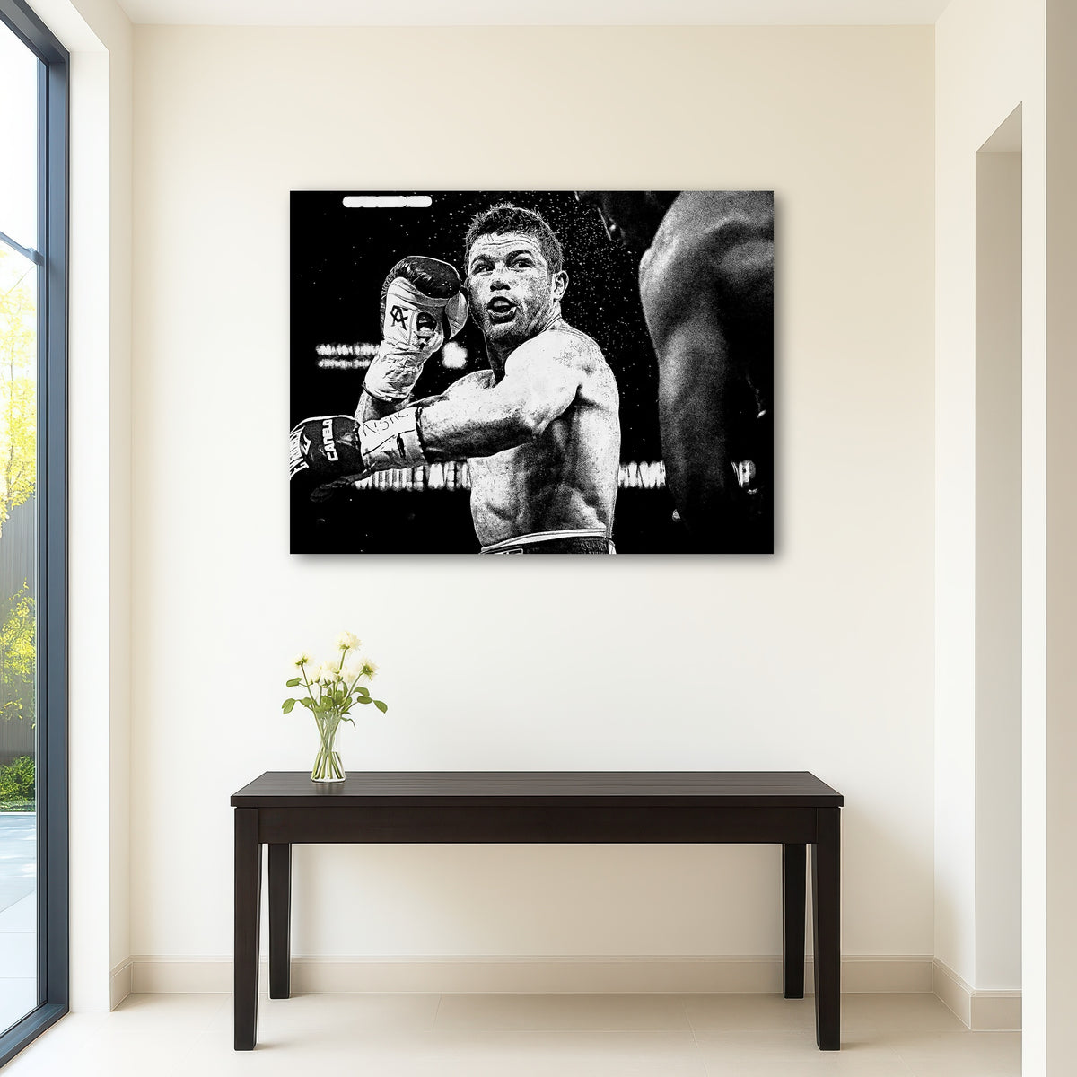 AUTO-MOCKUP ROOM | Canelo Alvarez Grayscale