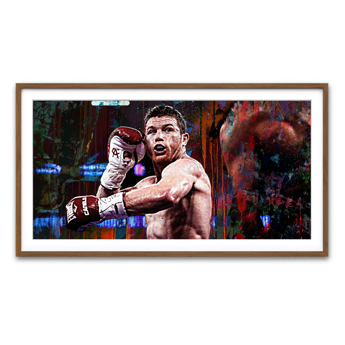 Framed Print 2x1 Walnut