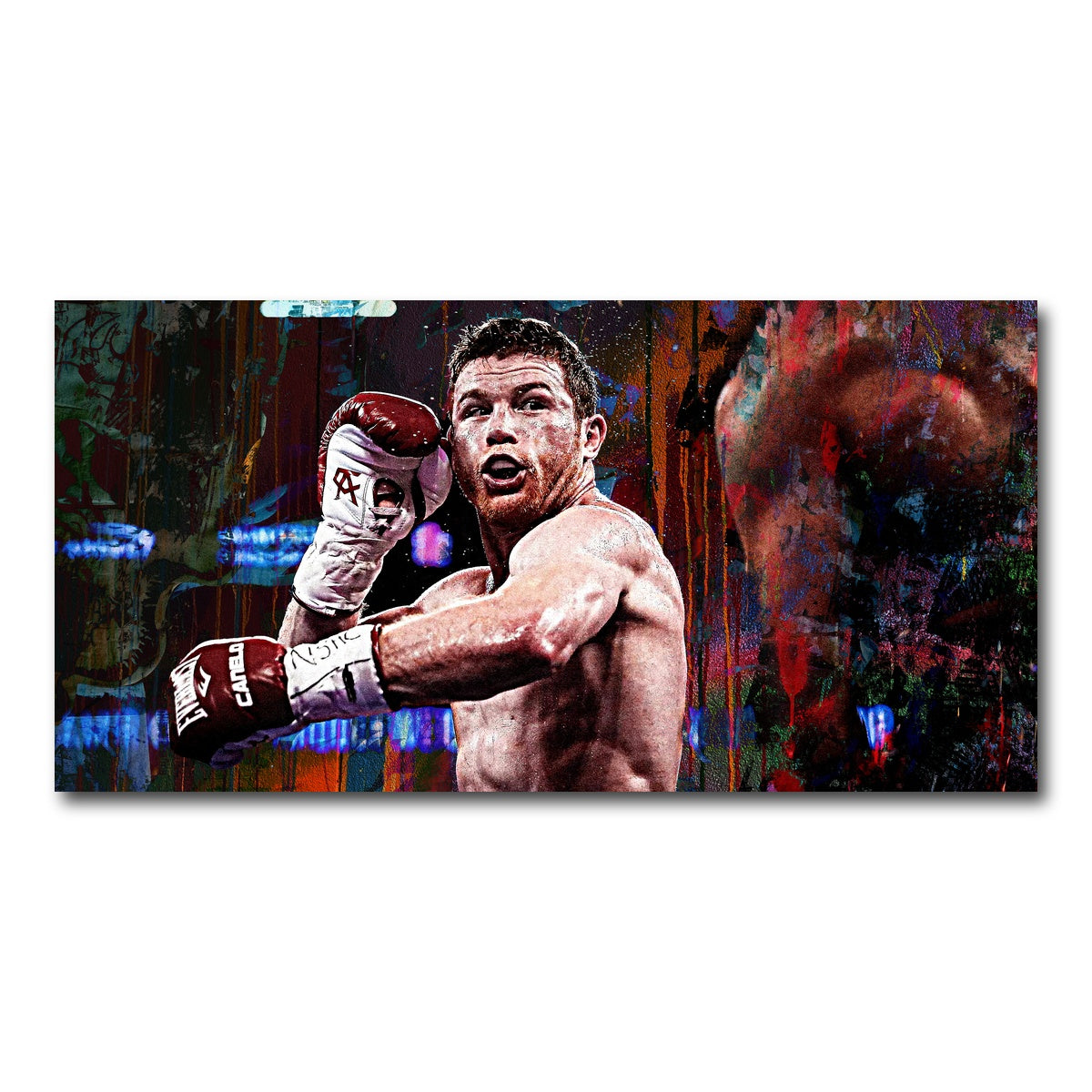 AUTO-MOCKUP WHITE | Canelo Alvarez | 1 Piece | Gallery Wrap Canvas | group=2x1