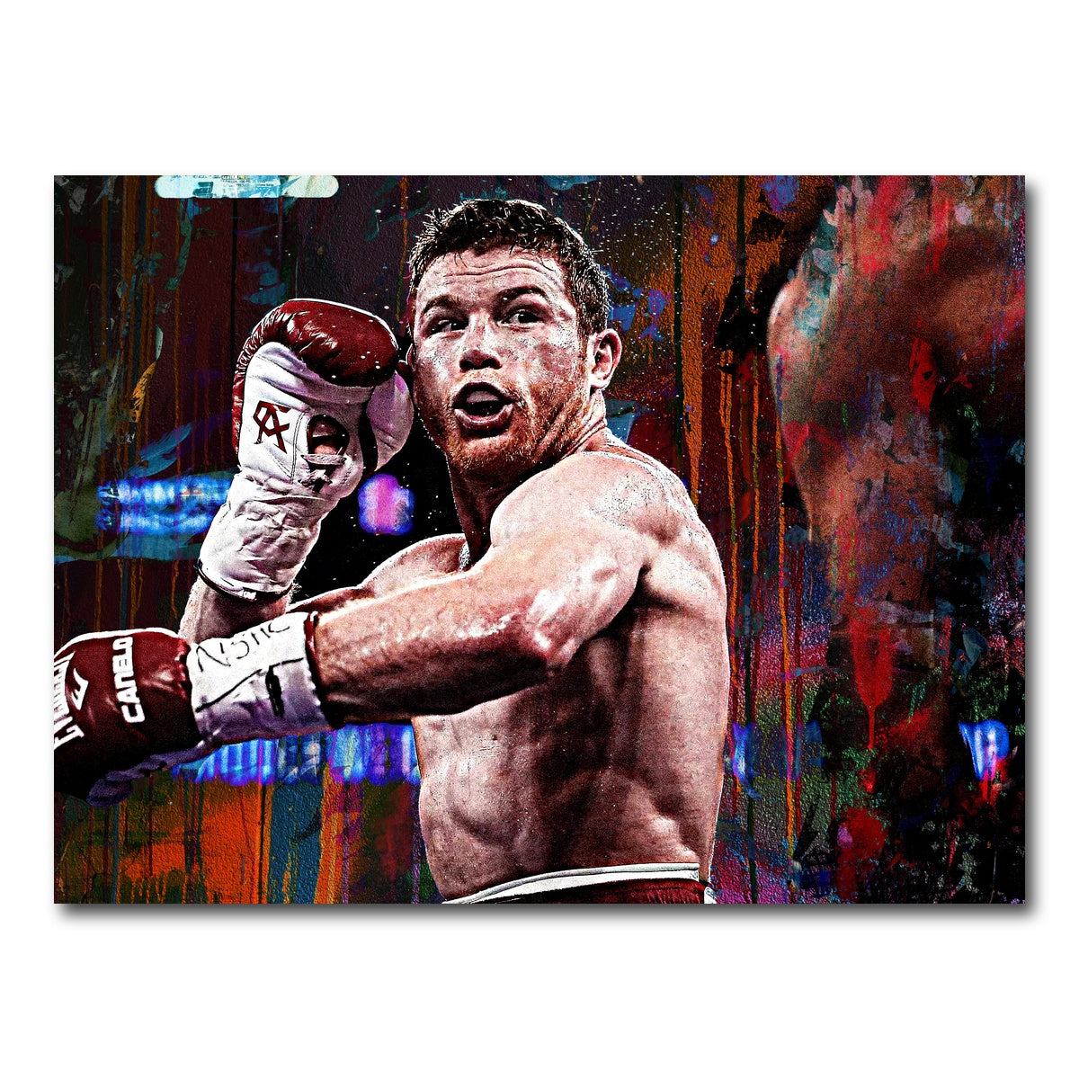 AUTO-MOCKUP WHITE | Canelo Alvarez | 1 Piece | Gallery Wrap Canvas | group=4x3