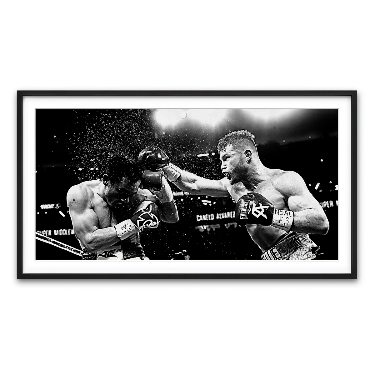 Framed Print 2x1 Black