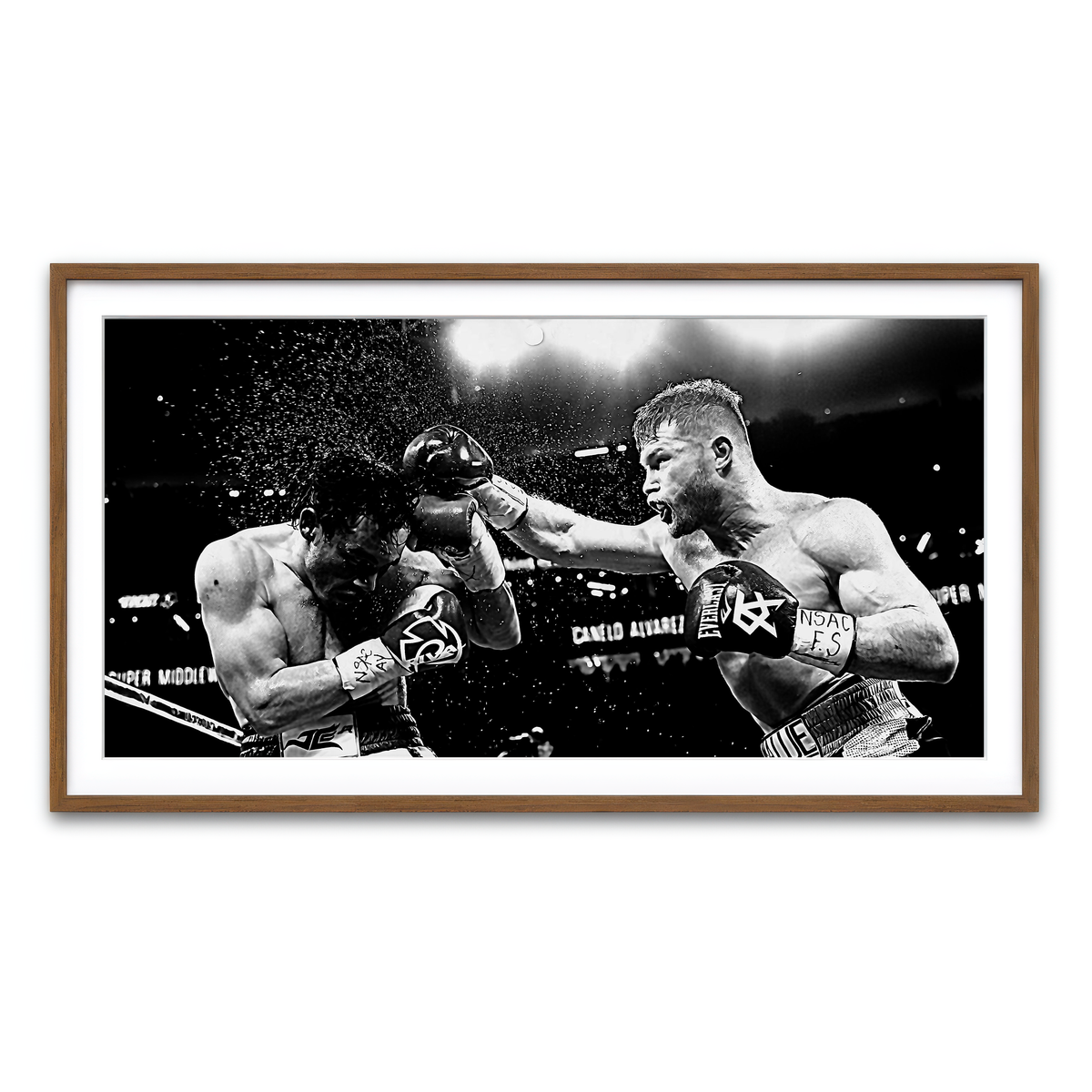 Framed Print 2x1 Walnut