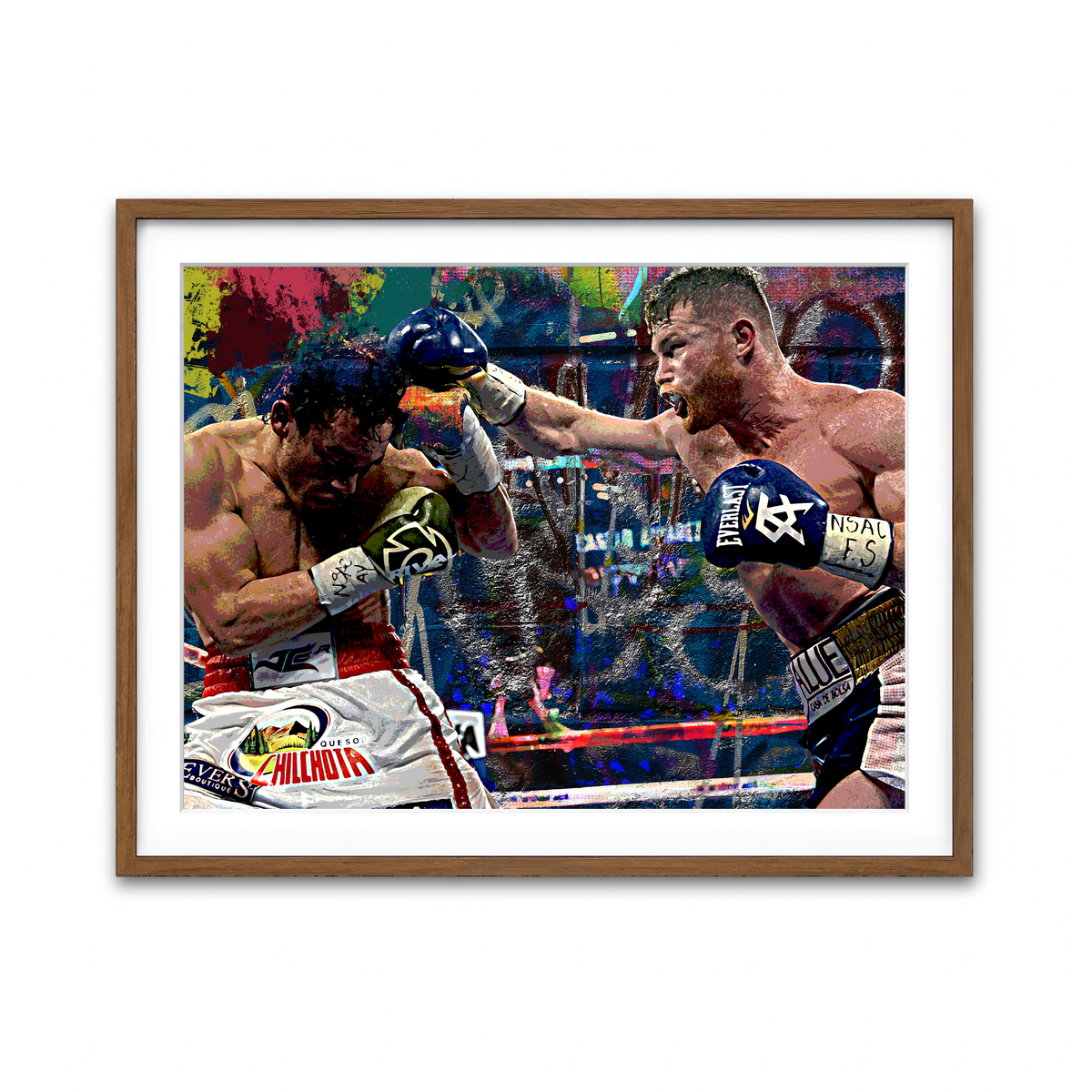 Framed Print 4x3 Walnut