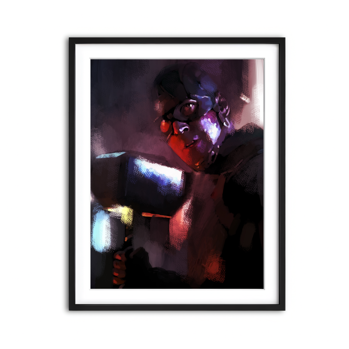 Framed Print 3x4 Black