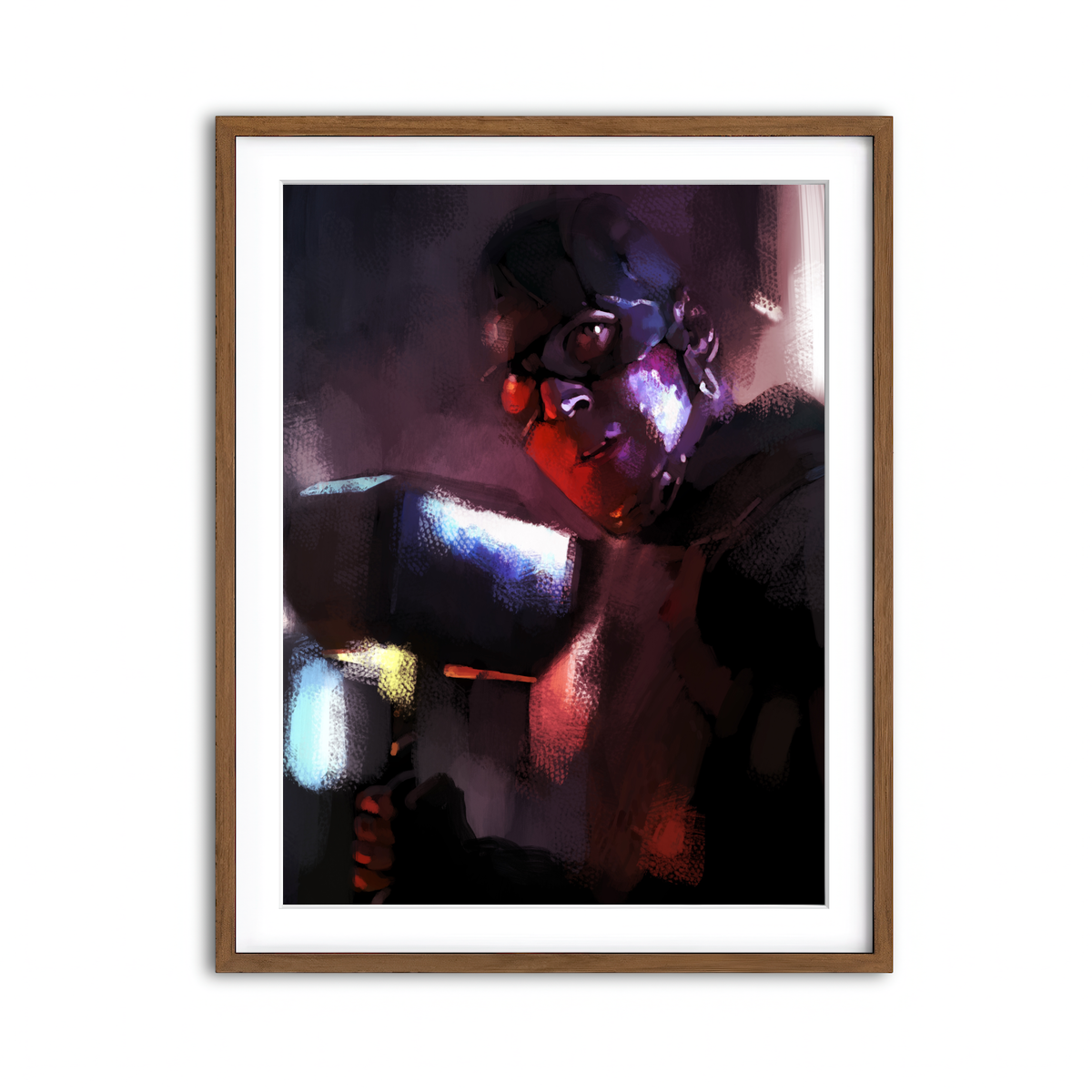 Framed Print 3x4 Walnut