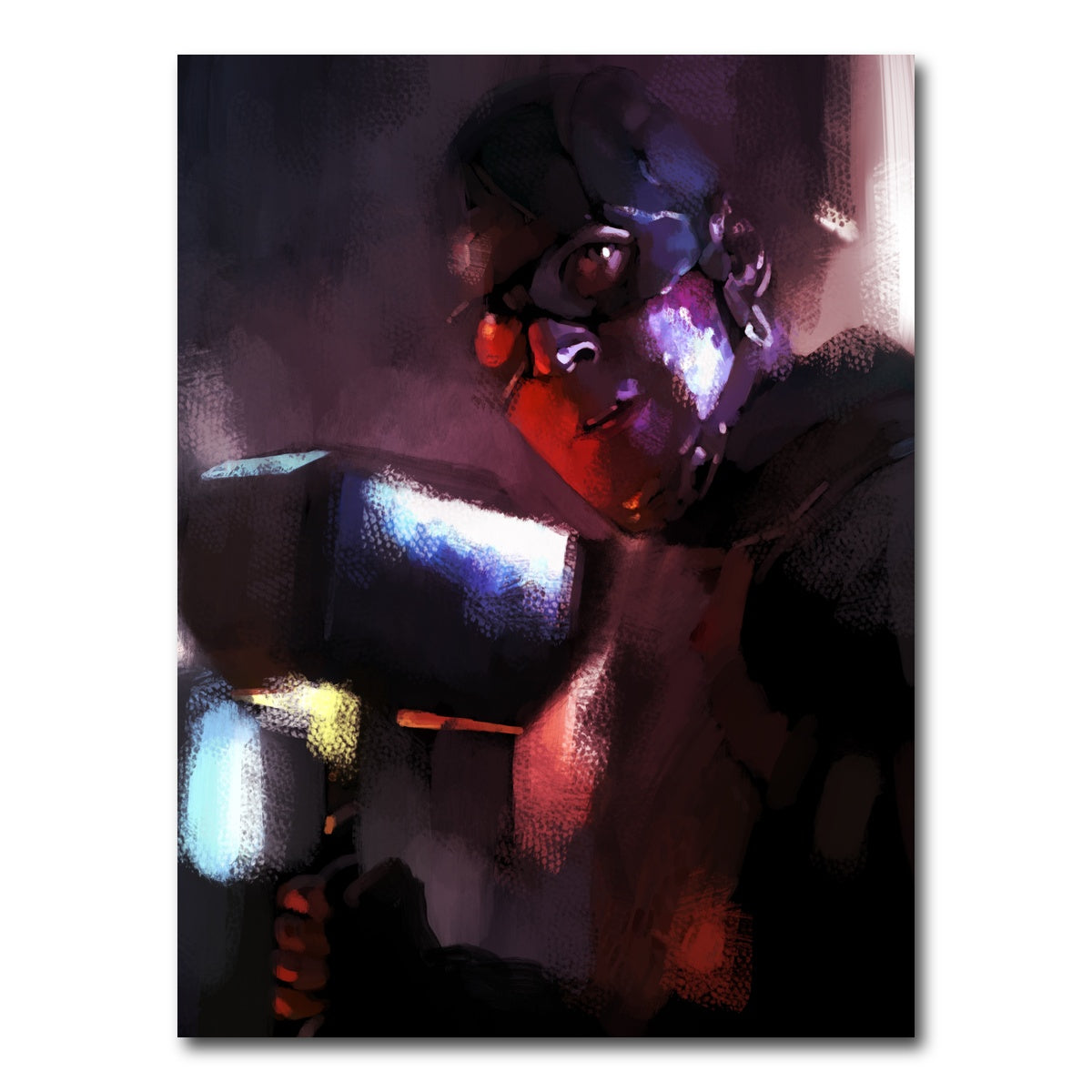 AUTO-MOCKUP WHITE | Cap And The Hammer | 1 Piece | Gallery Wrap Canvas | group=3x4