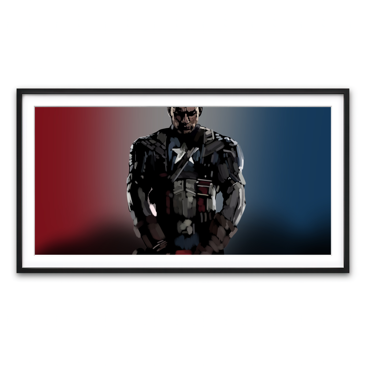 Framed Print 2x1 Black